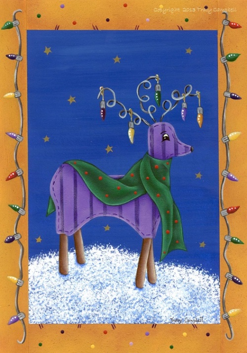 Tracy Campbell - Christmas Clad Reindeer